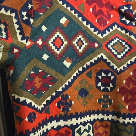 Colorful Geometric Pattern Blazer - Picture 3 of 6